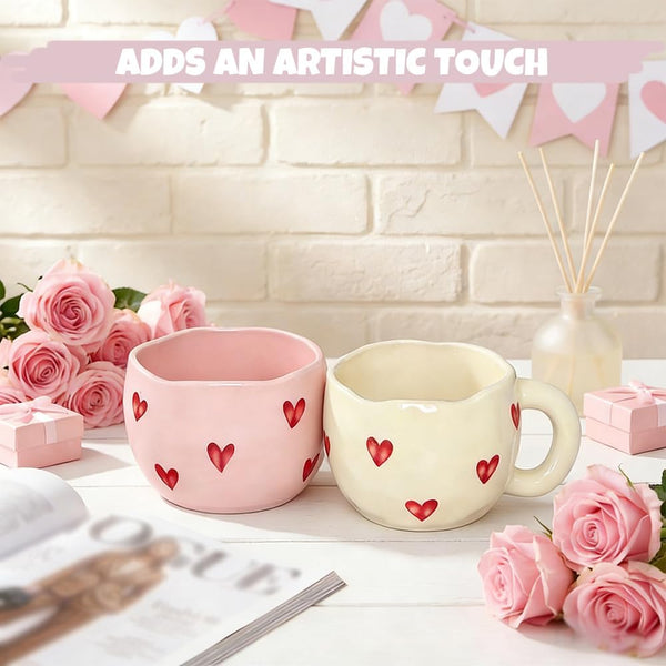 Charming Heart Mug Set