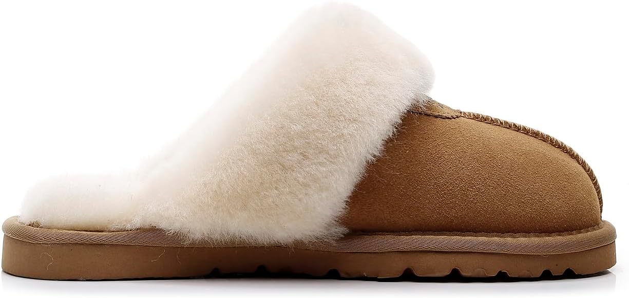 Cozy Wool-Blend House Slippers