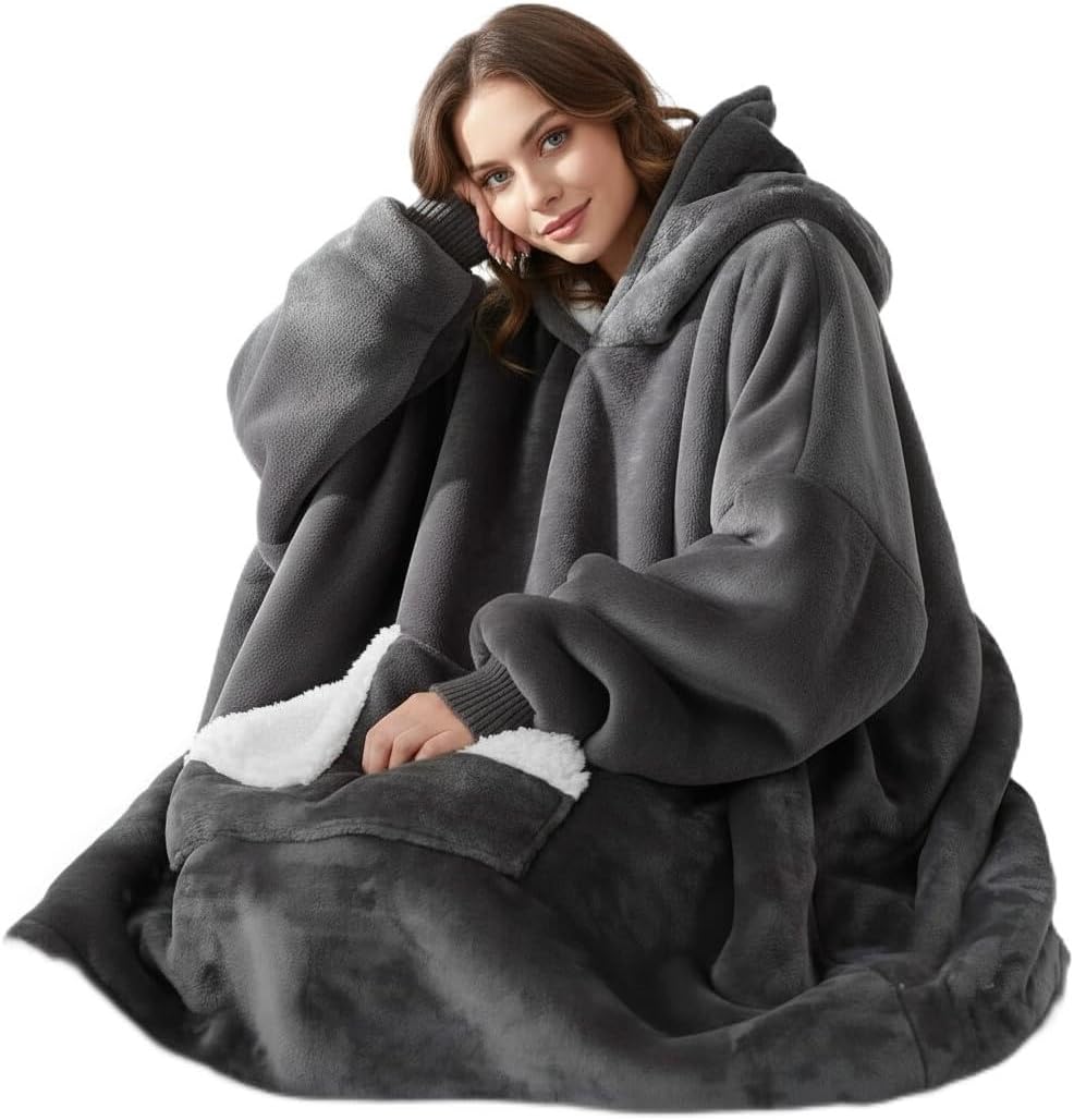 Cozy Oversized Blanket Hoodie