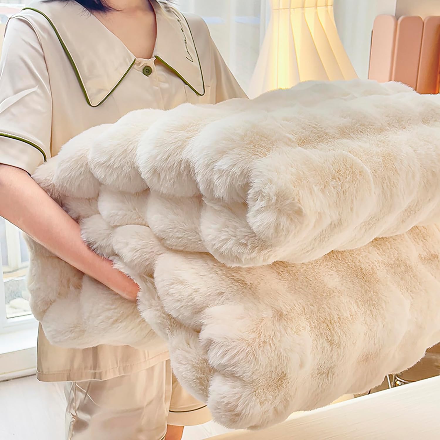 Cozy Chic Faux Fur Blanket