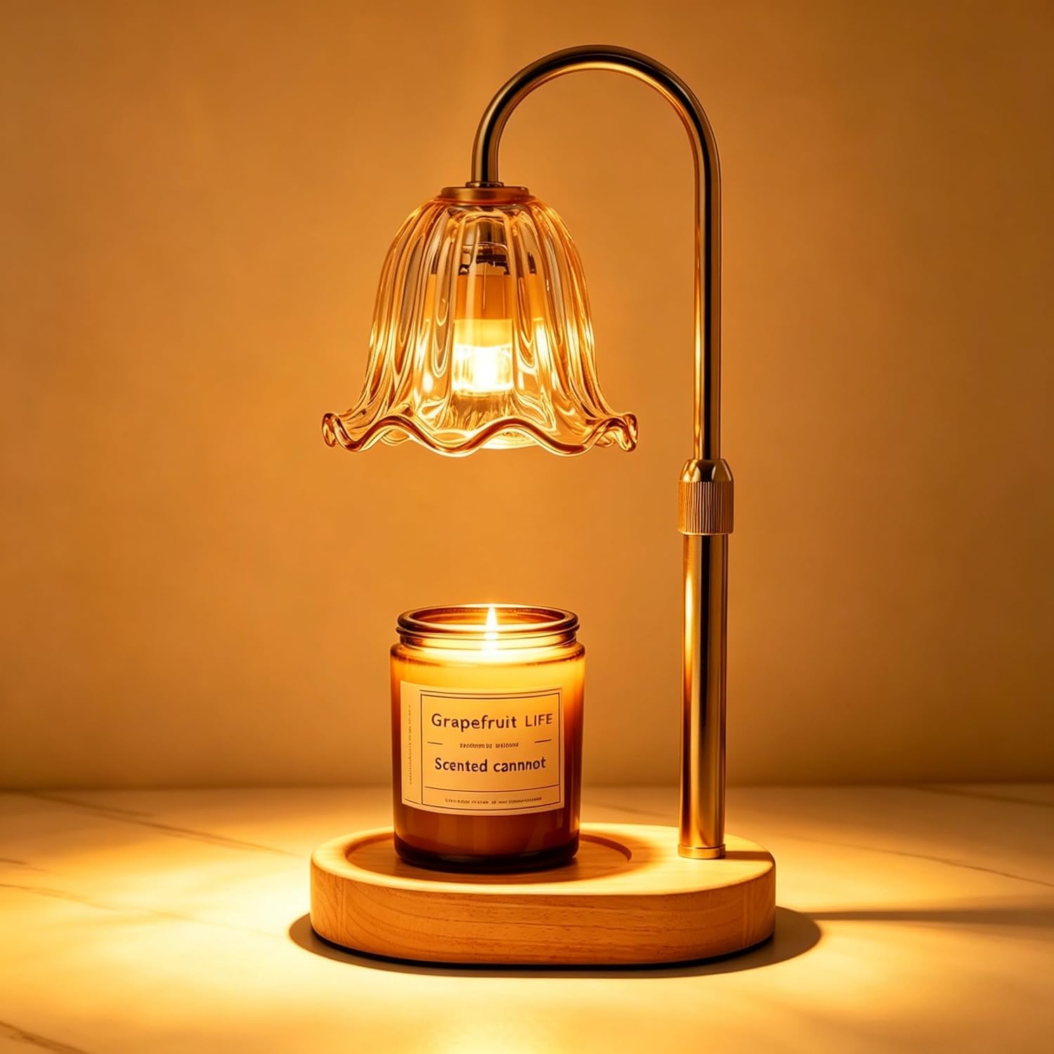 Cozy Candle Glow Warmer