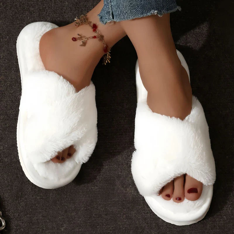 Cozy Fluffy Fur Slippers