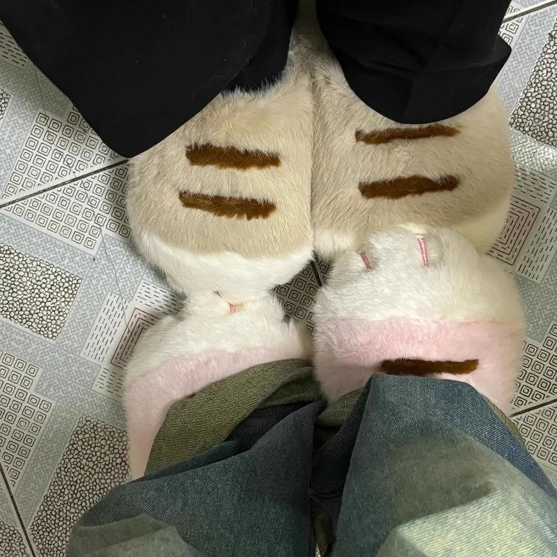 Cozy Kitty Claw Slippers