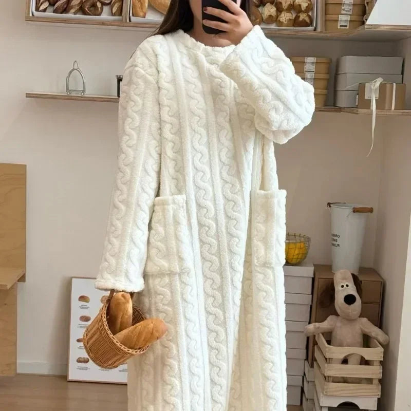 Cozy Flannel Night Dress