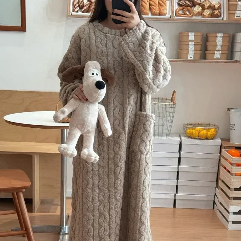 Cozy Flannel Night Dress