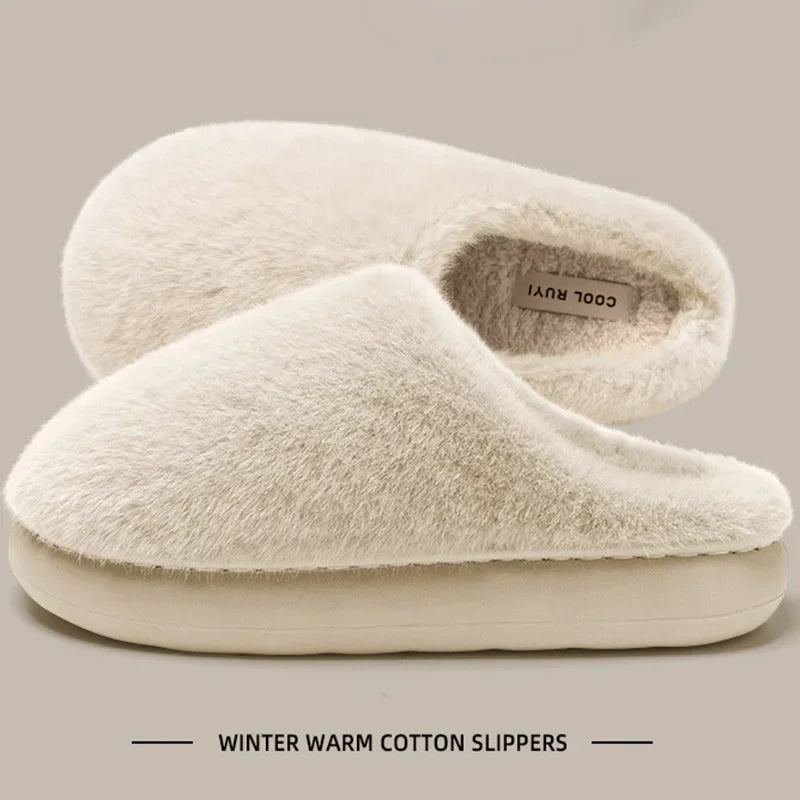 Cozy Faux Fur House Slippers