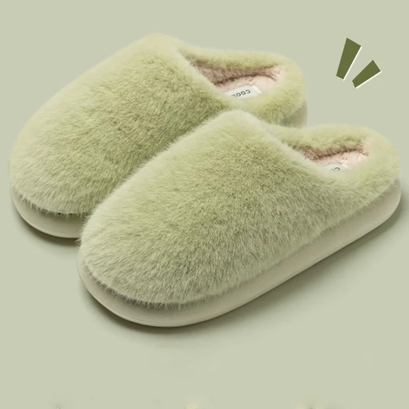 Cozy Faux Fur House Slippers