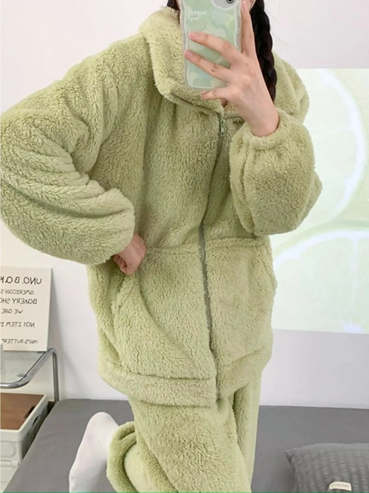 Cozy Coral Fleece Pajama Set